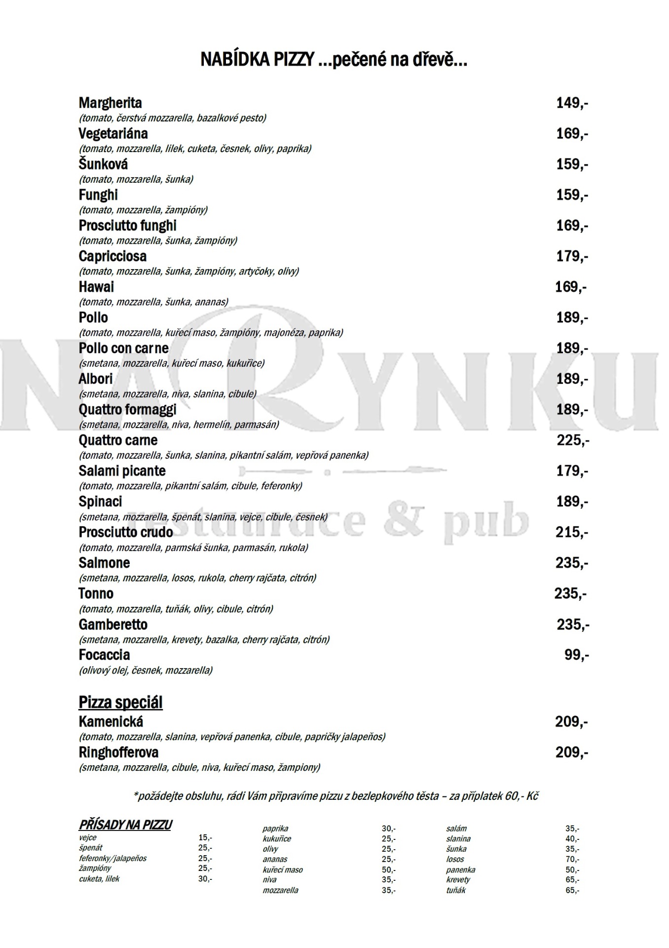 Restaurace & pub Na Rynku